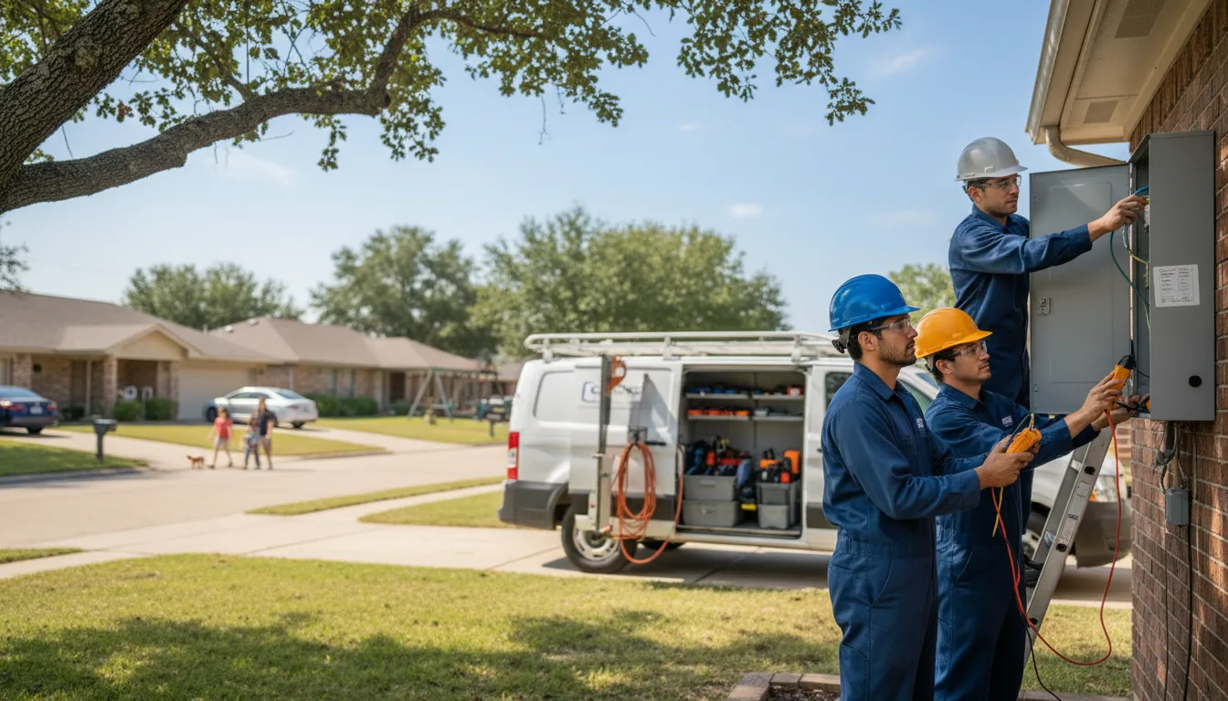 Certified electrician providing emergency electrical services in Hamburg, MI
